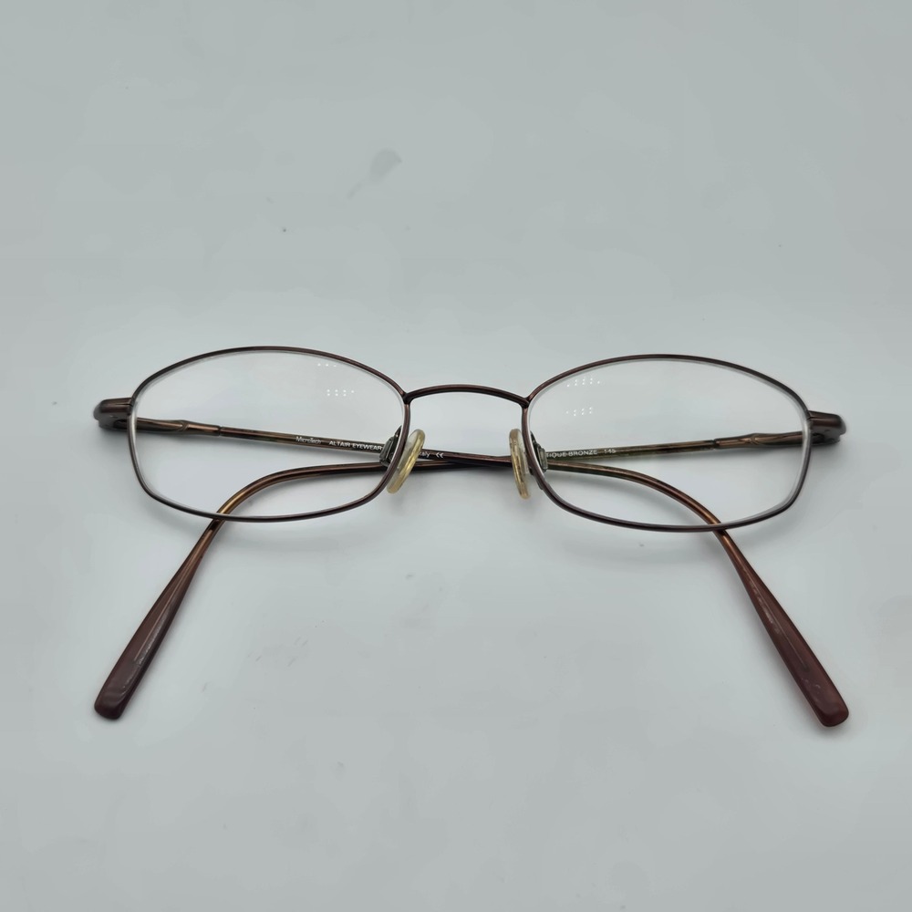 Altair Microtech Eyeglasses Frames Only 48-19-145 Antique Bronze Flex Hinge